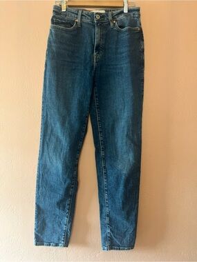 OUTLAND DENIM ABIGAIL NEW BLUE HIGH-RISE SLIM TAPERED 27W 30L